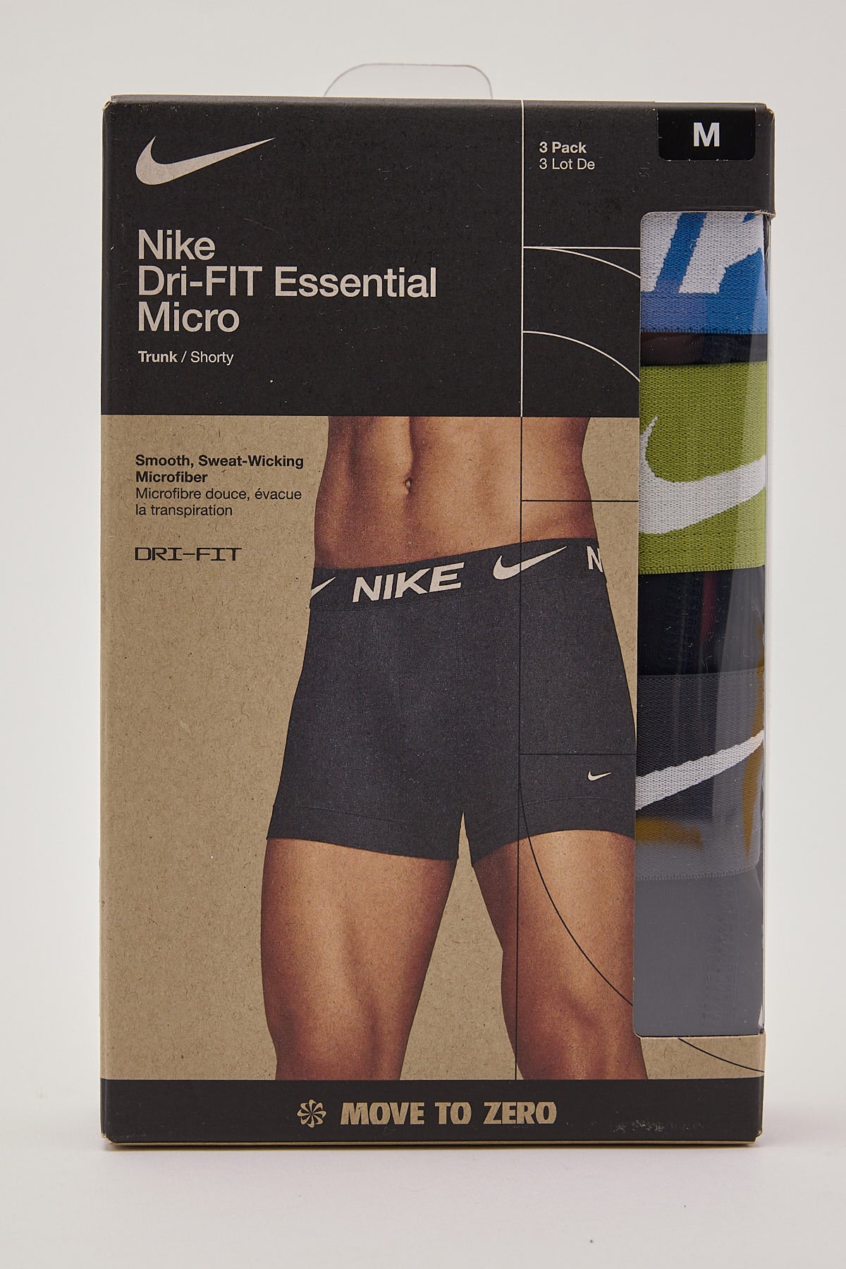 Nike Underwear Essential Micro Trunk 3pk Black/Multi Band