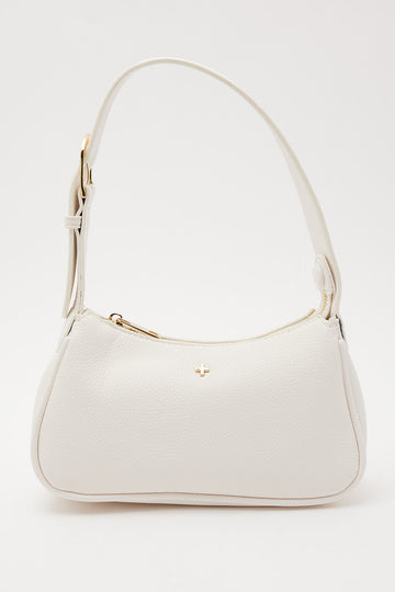 Peta + Jain Gabi Shoulder Bag White Pebble/Gold
