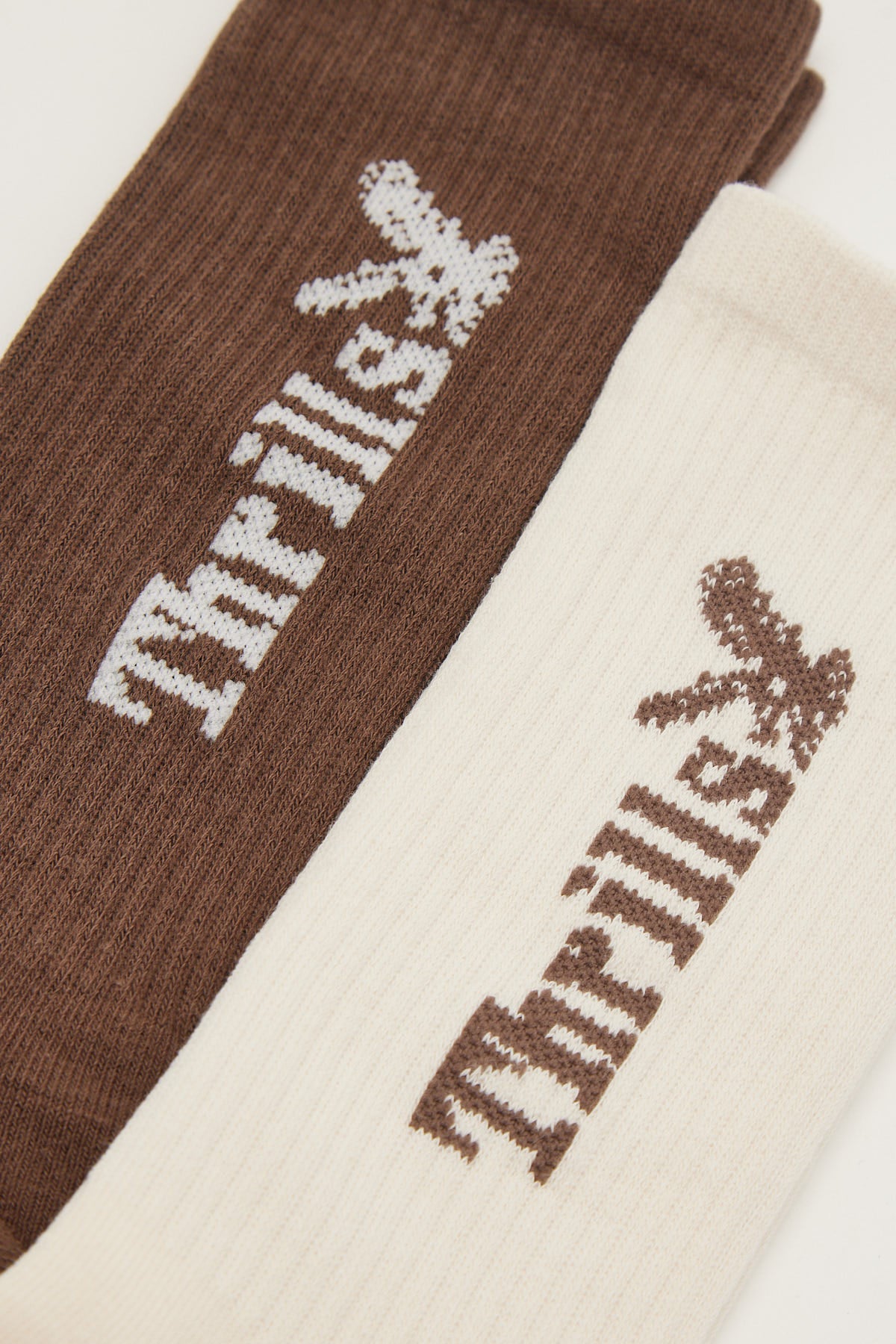 Thrills Thrills Workwear 2 Pack Sock Tarmac/Heritage White