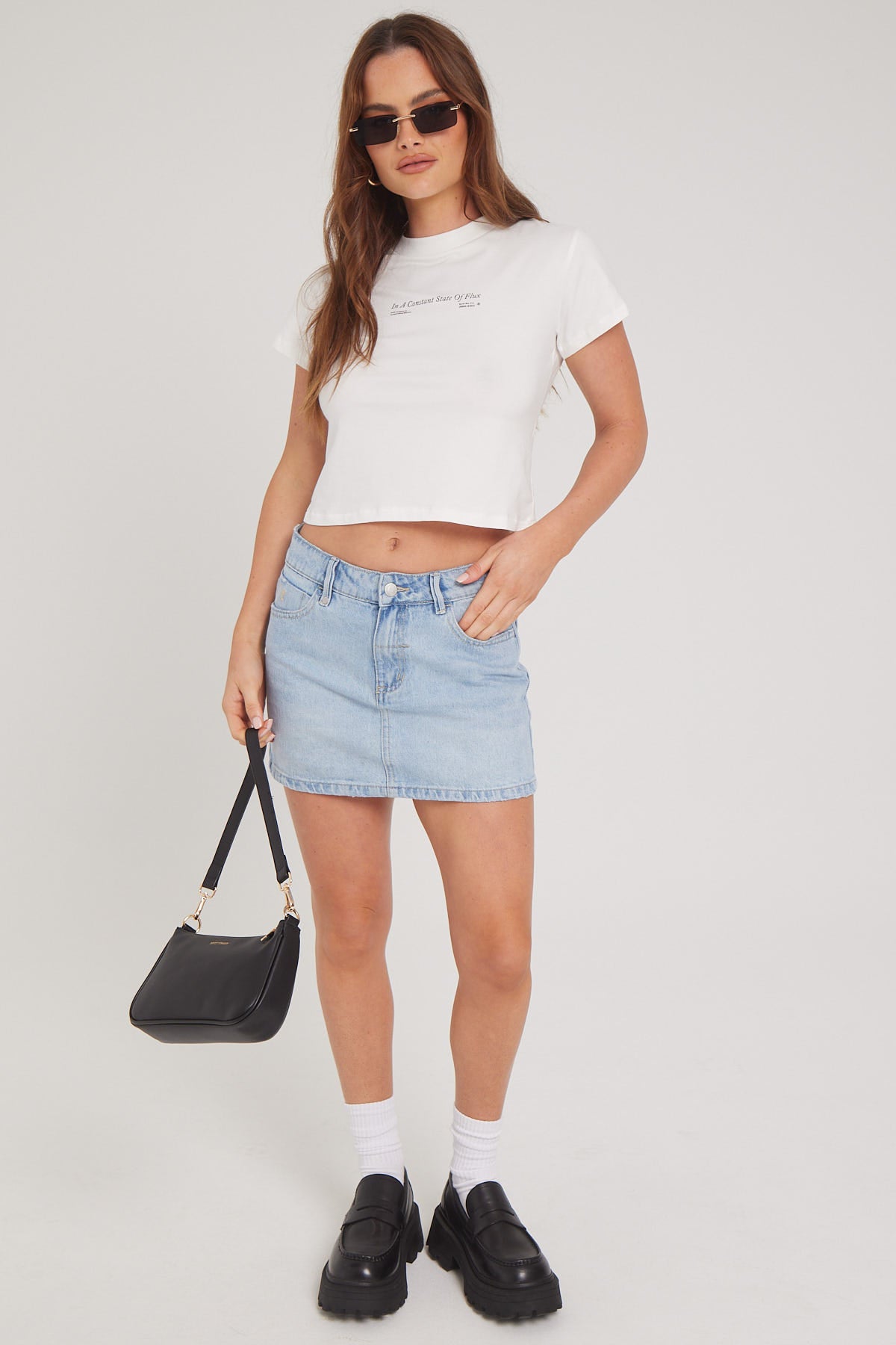 Thrills Constant State of Flux Mini Tee White
