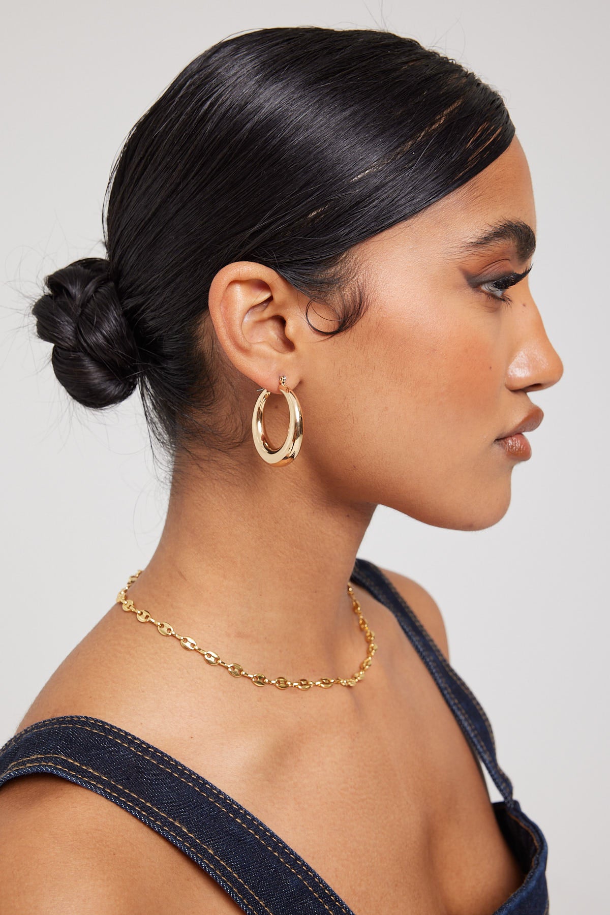 Perfect Stranger Cherished Hoop Earrings 3 Pack Gold Gold