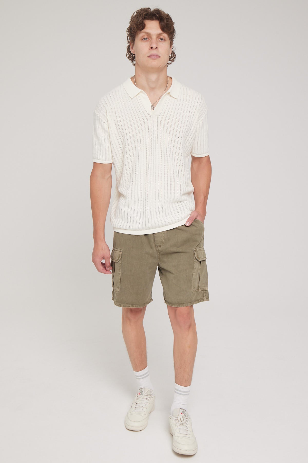 Rolla's Tradie Cargo Short Faded Army