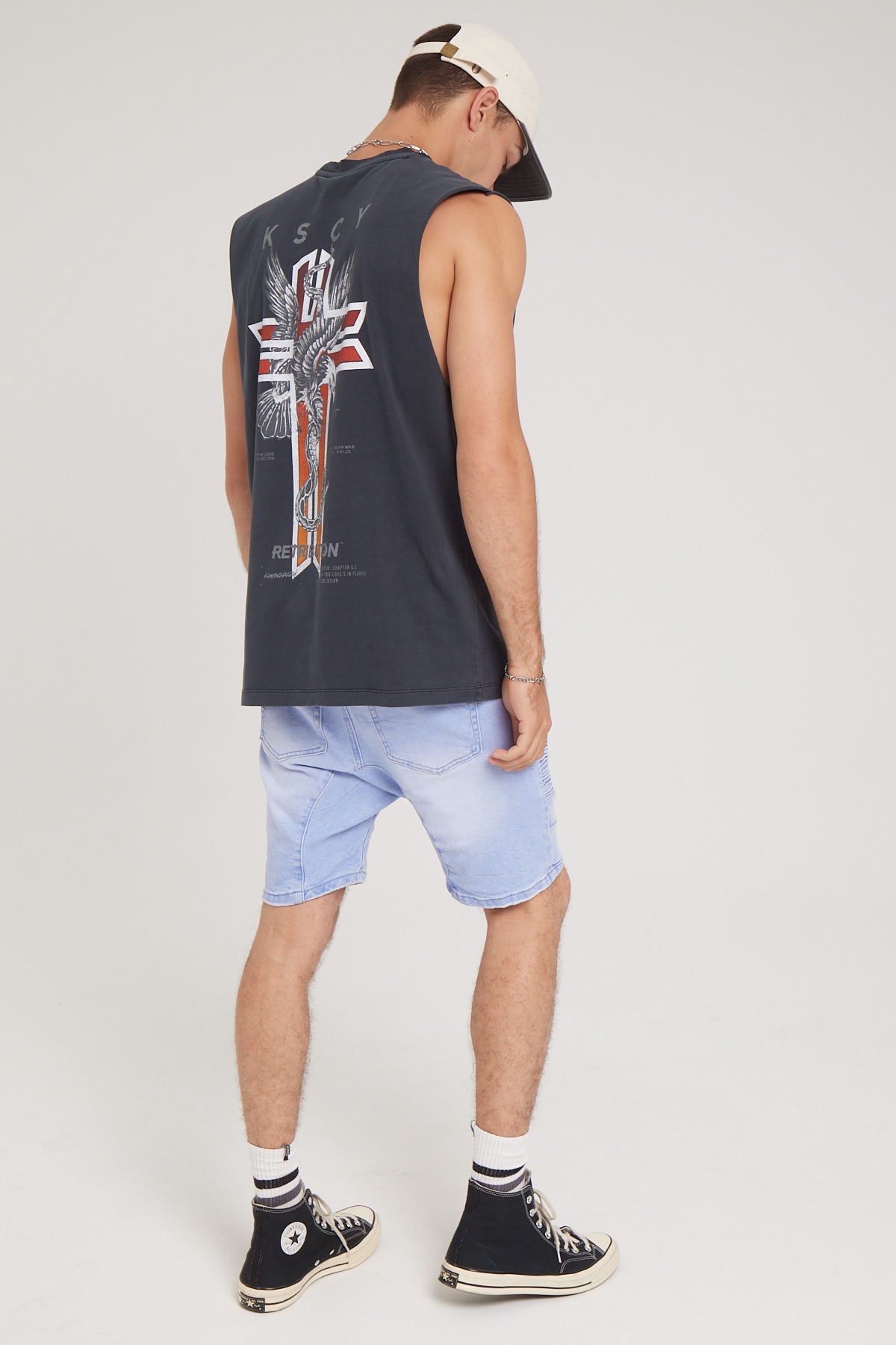 Kiss Chacey Spectra Denim Short Ice Blue