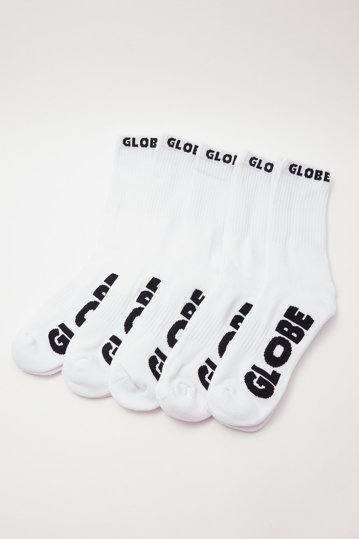 Globe Whiteout Sock 5pk White