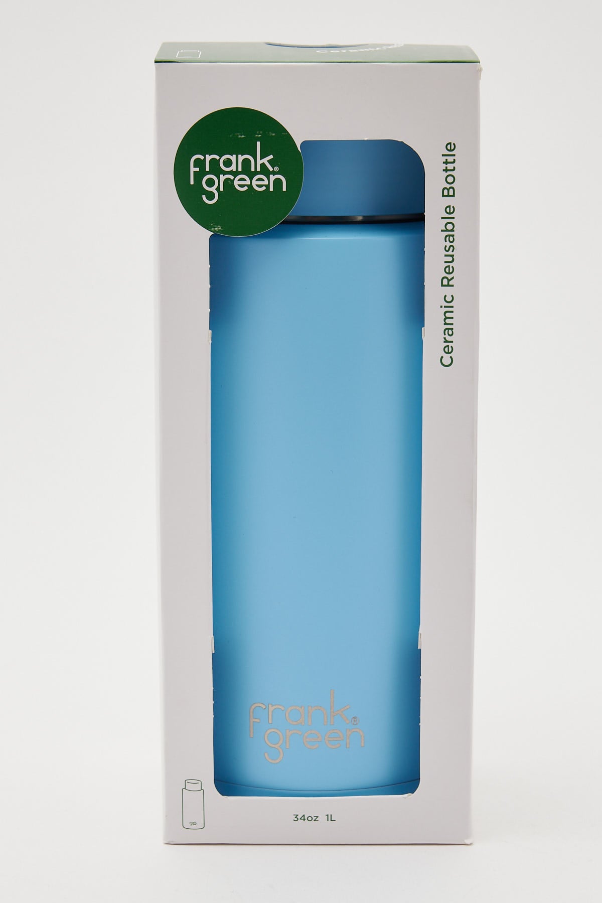 Frank Green 34oz Reusable Bottle Sky Blue