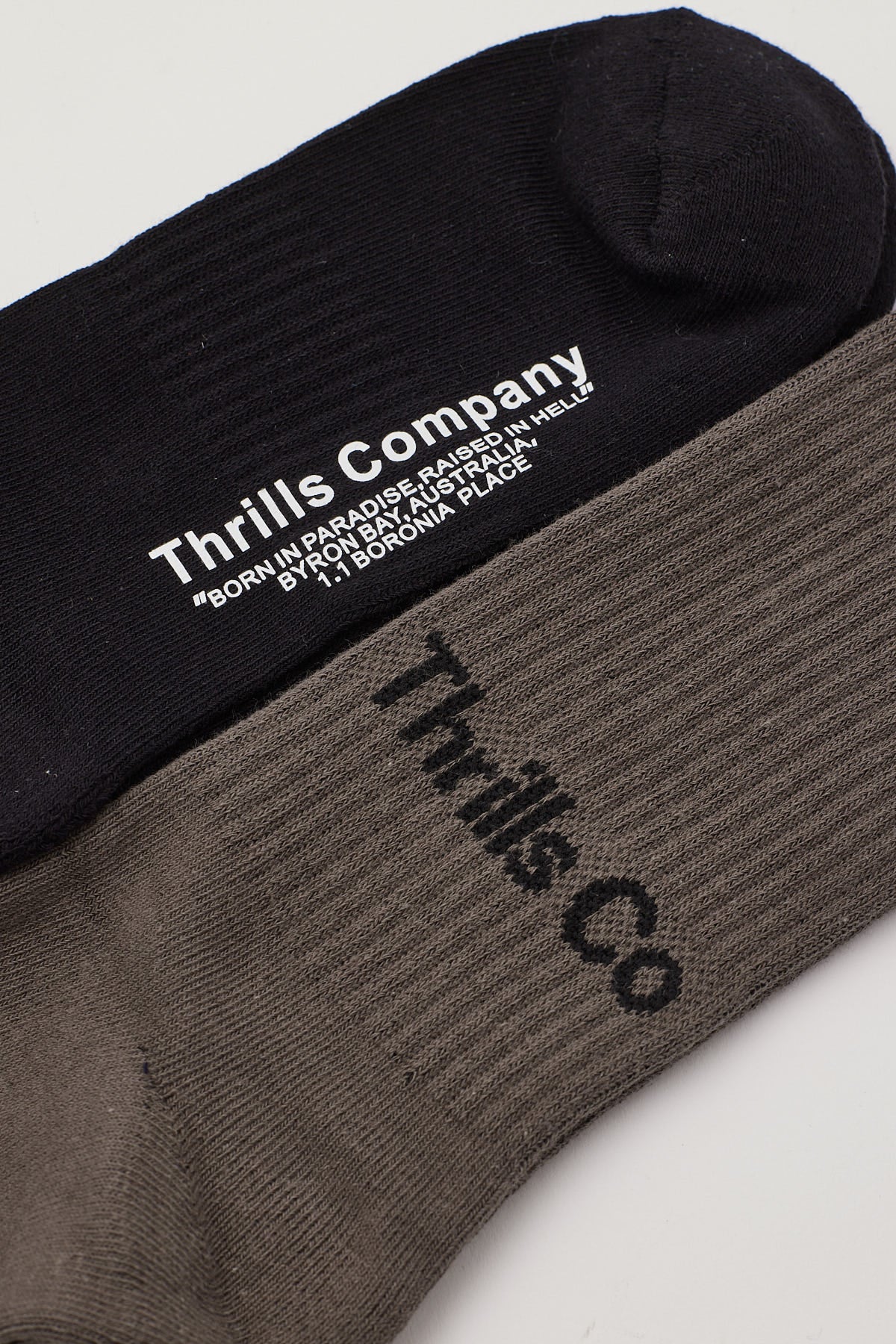 Thrills Coordinates 2 Pack Socks Black/Desert – Universal Store