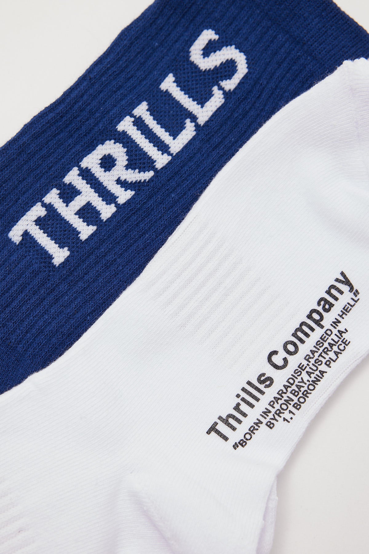 Thrills Chariot 2 Pack Sock White/Eclipse