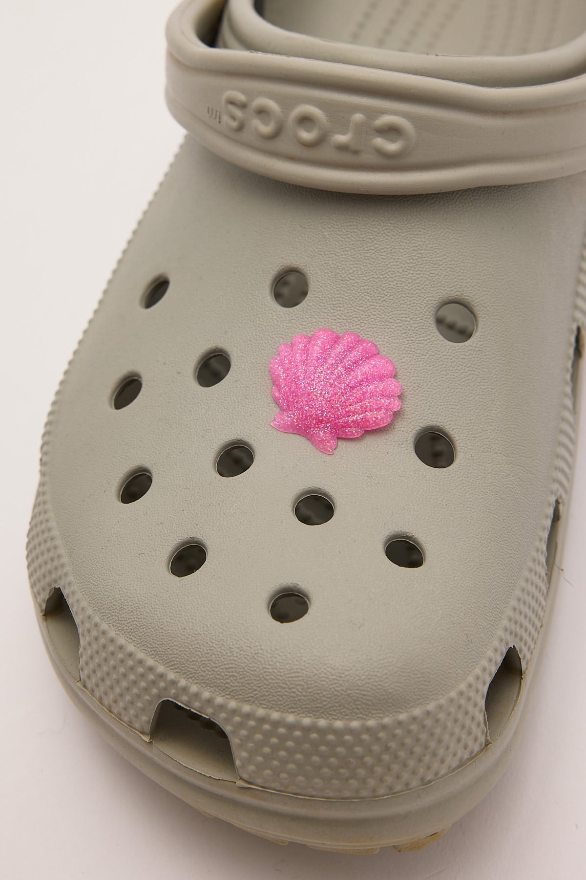 Crocs Pink Seashell Jibbitz Universal Store
