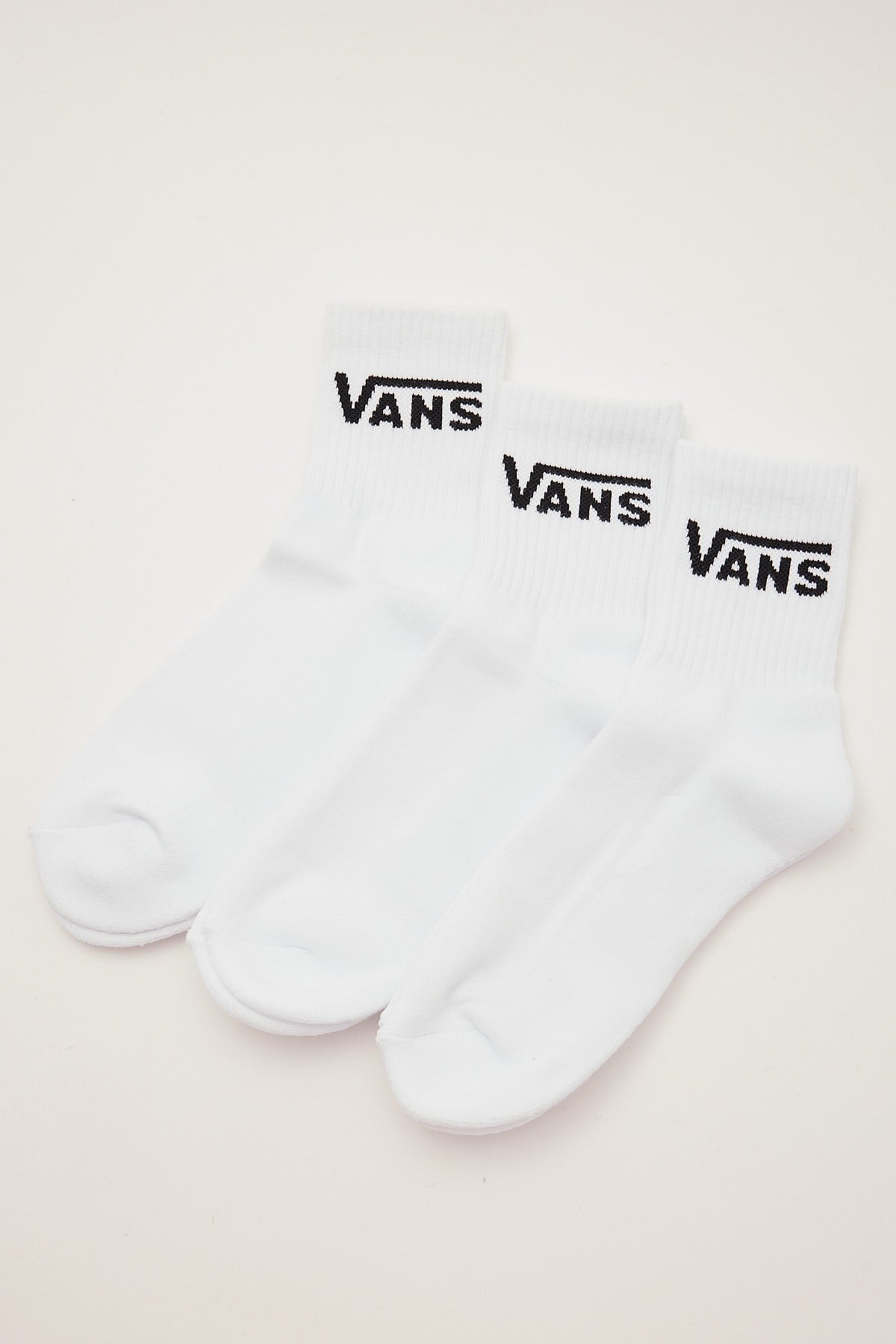 Vans Classic Half Crew Sock (3PK) White