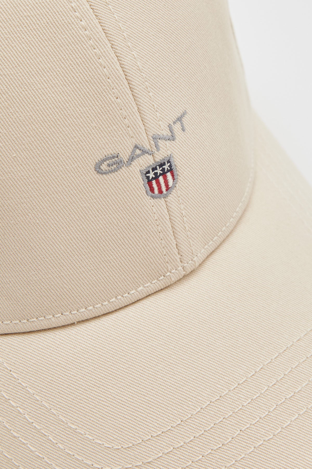 Gant High Twill Cotton Cap Putty
