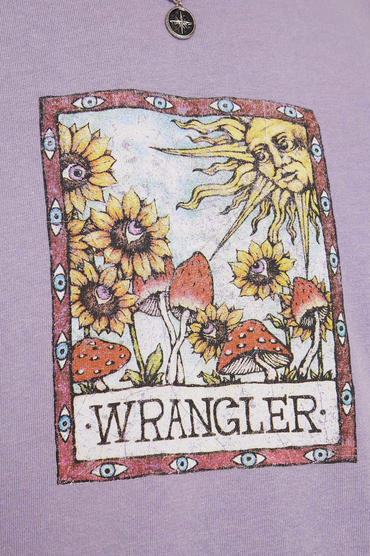 Wrangler Fortunes Baggy Tee Cloudy Purple