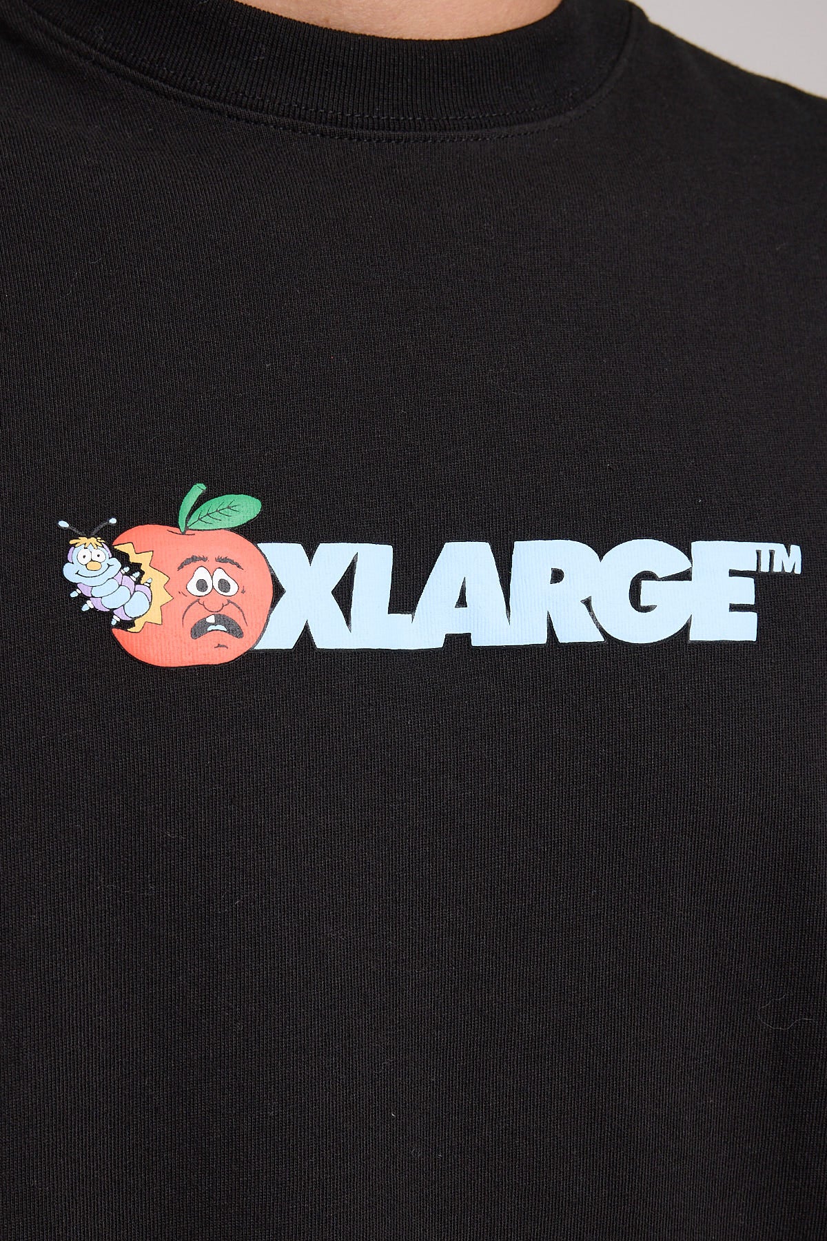 Xlarge Apples Boxy SS Tee Black Black