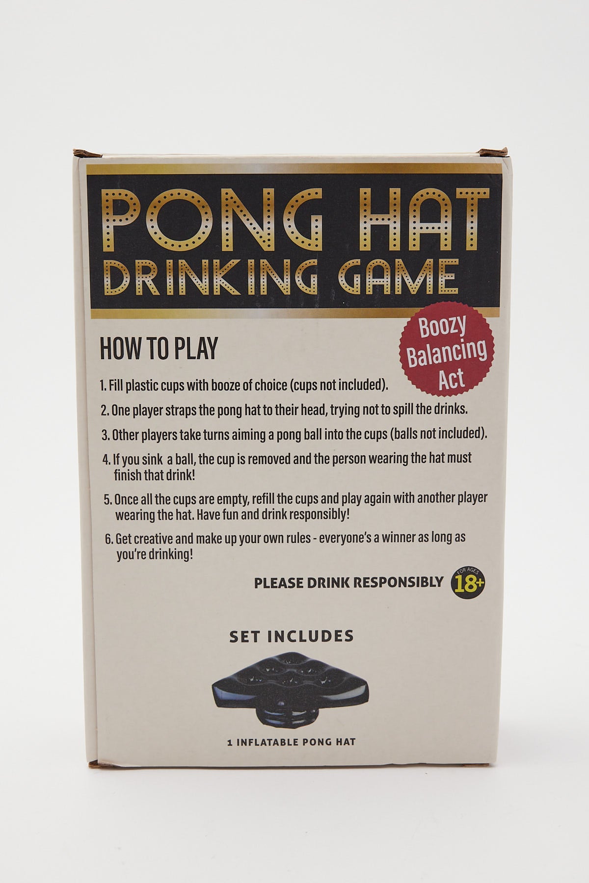 Mdi Drinking Game Pong Hat