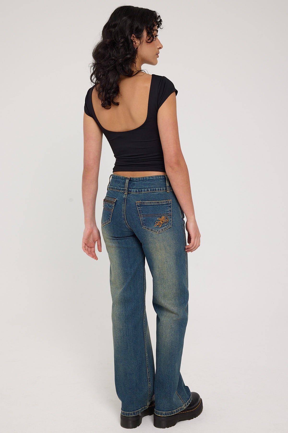 Worship Sloucher Jean Dark Electric Blue – Universal Store