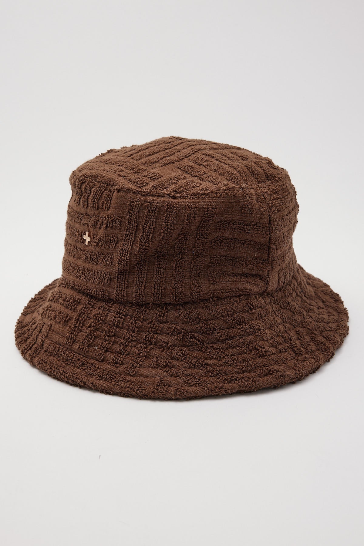 Peta + Jain Soleil Bucket Hat Chocolate Towelling