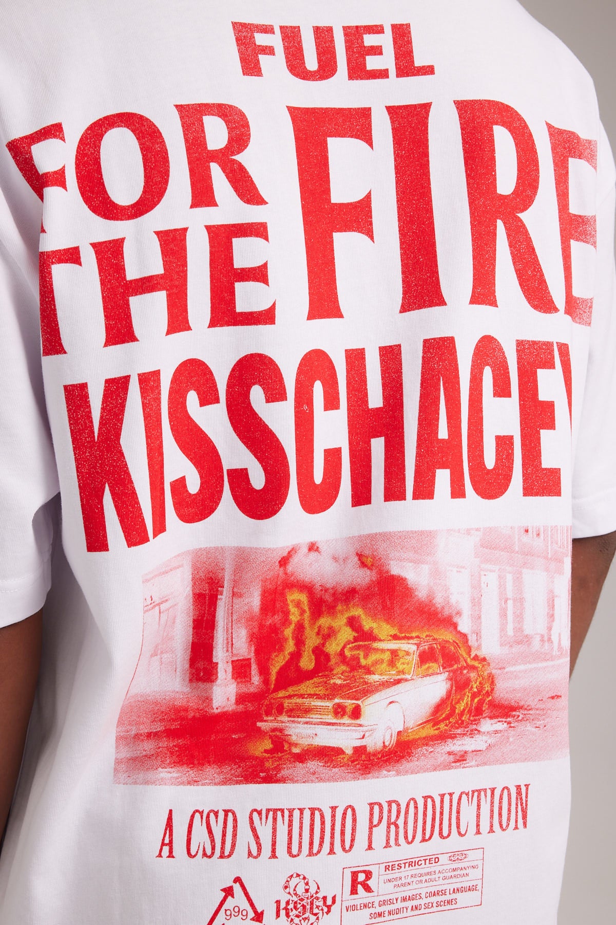 Kiss Chacey Fuel Heavy Street Tee Optical White Optical White Universal Store