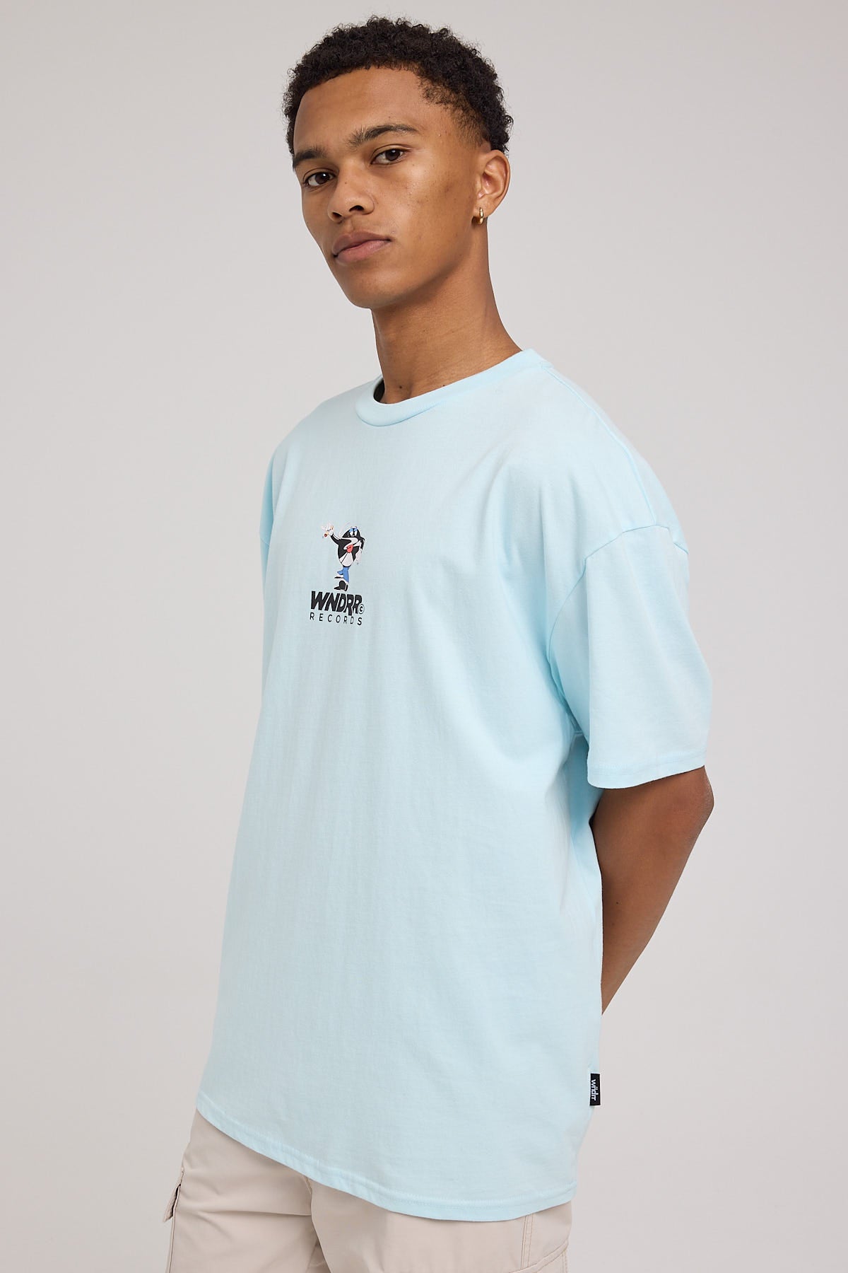 Wndrr Like That Box Fit Tee Baby Blue Baby Blue