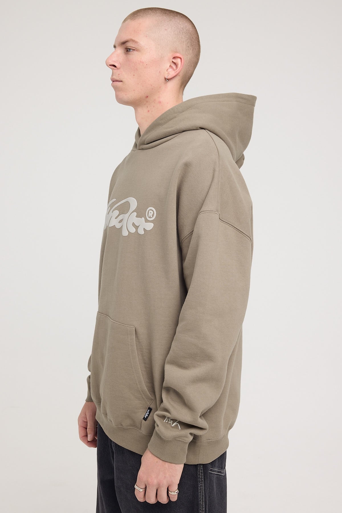 Wndrr Influx Heavy Weight Hood Sweat Taupe