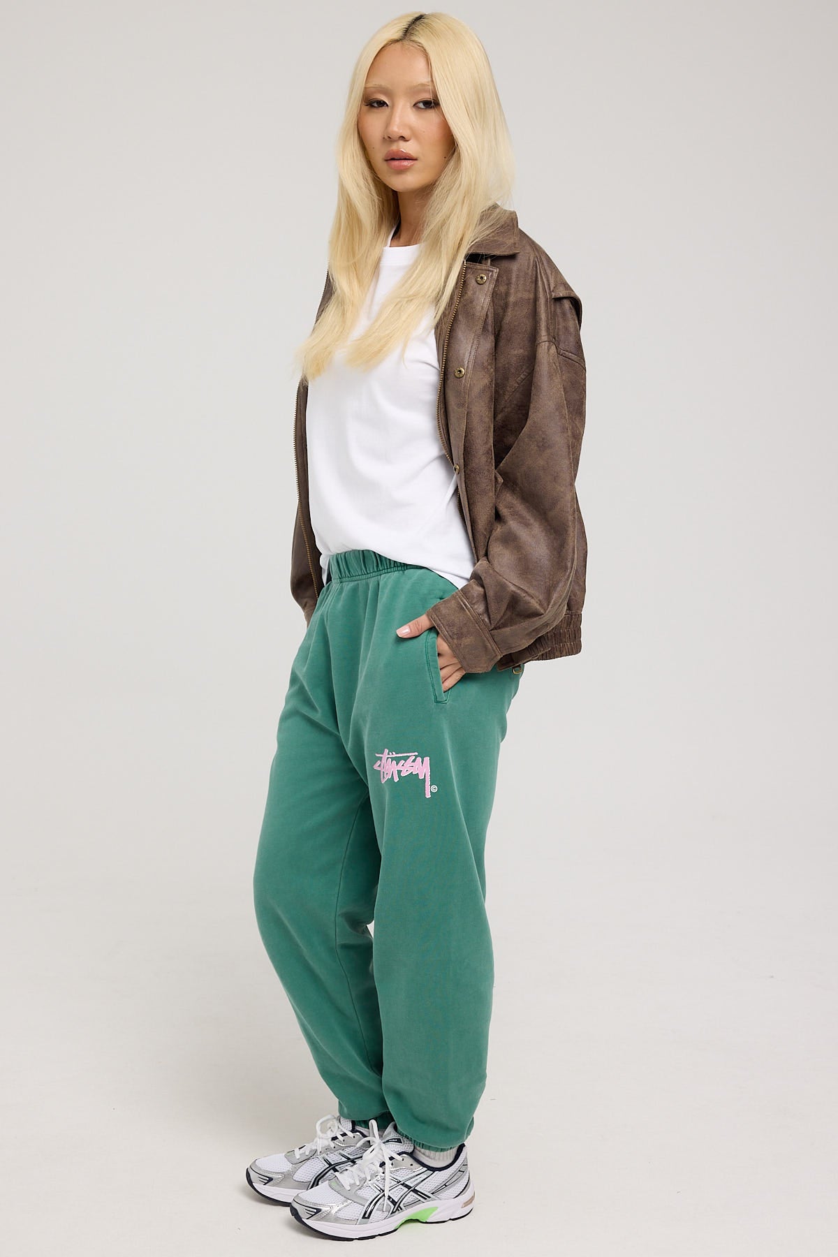 Stussy Shadow Stock Trackpant Pigment Pine