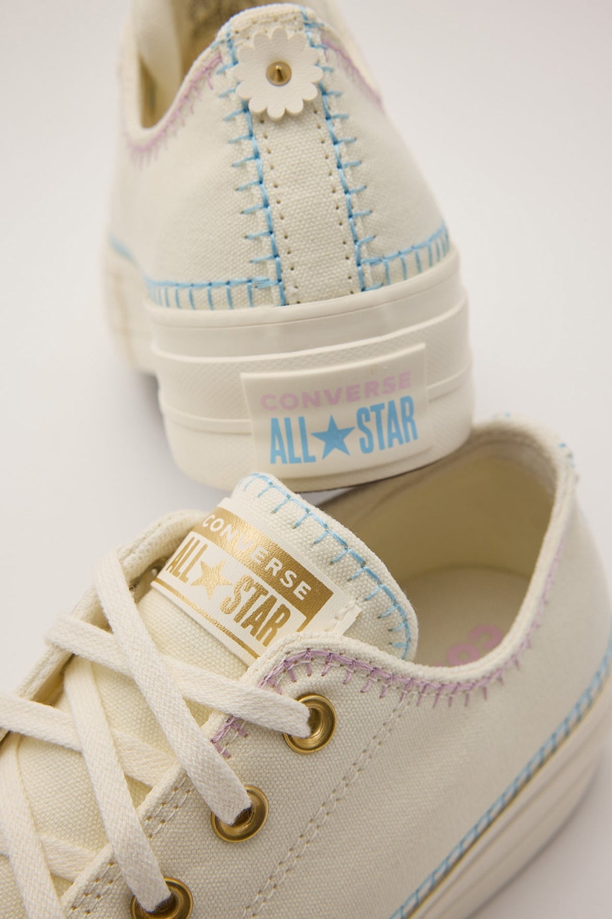 Converse CT Lift Ox Crafted Stitching Egret True Sky