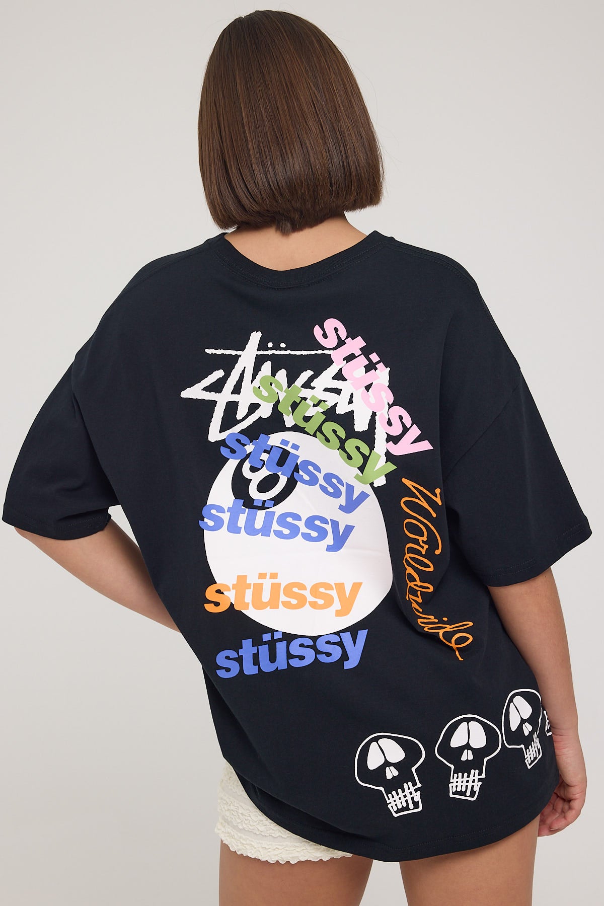 Stussy Test Strike Relaxed Tee Pigment Black