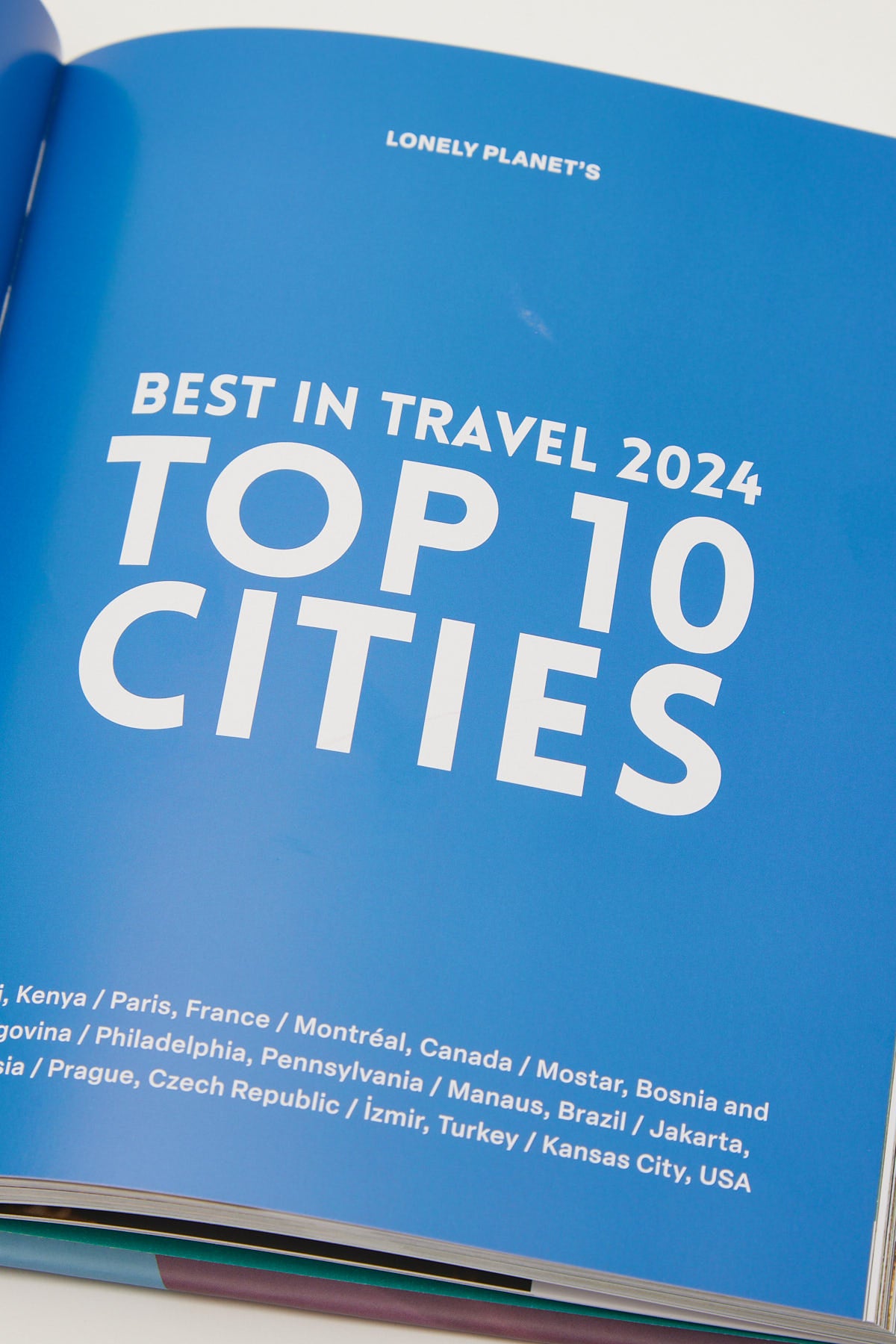 Lonely Planet's Best in Travel 2024 Multi