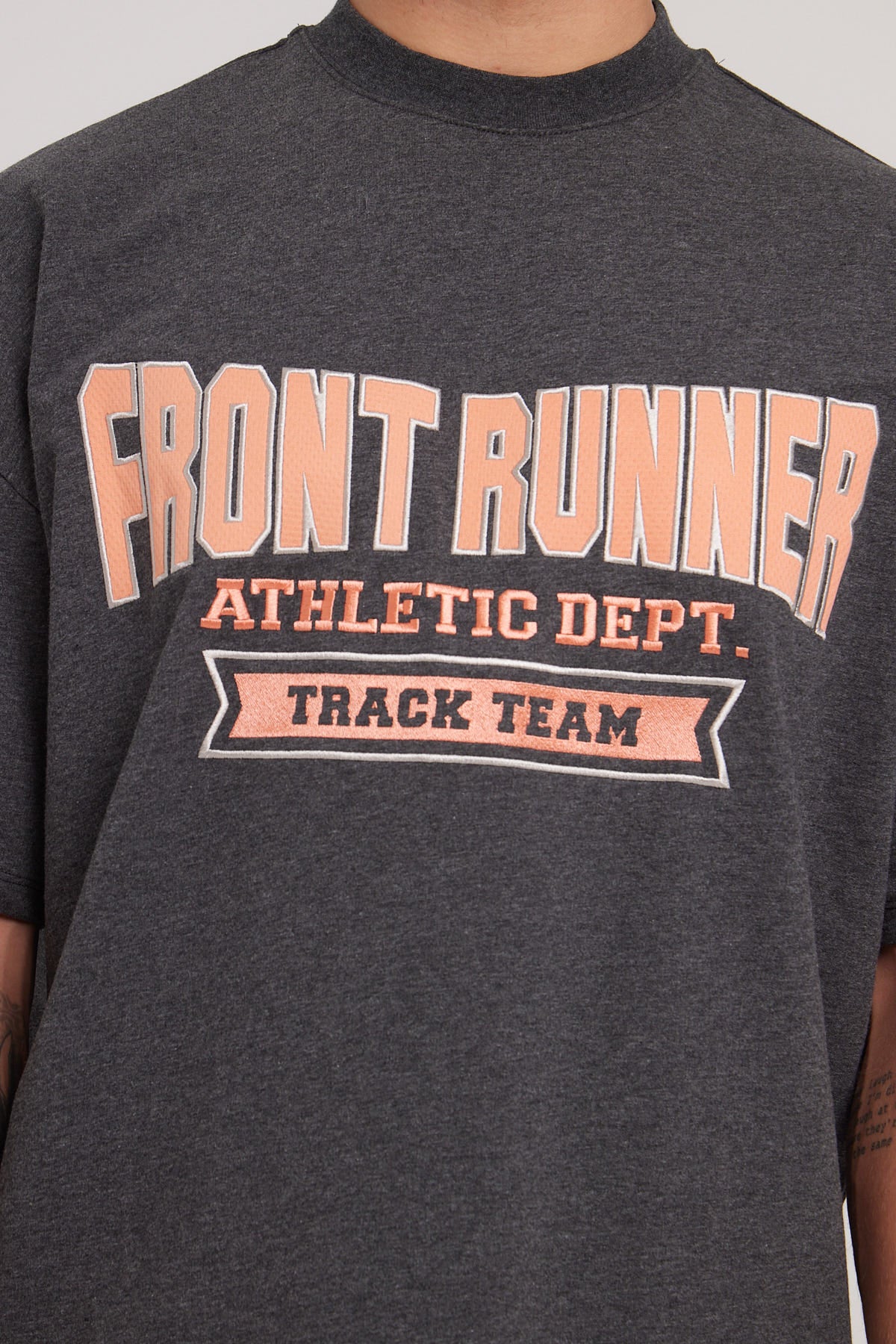 Front Runner Athletic Department Tee Charcoal Universal Store