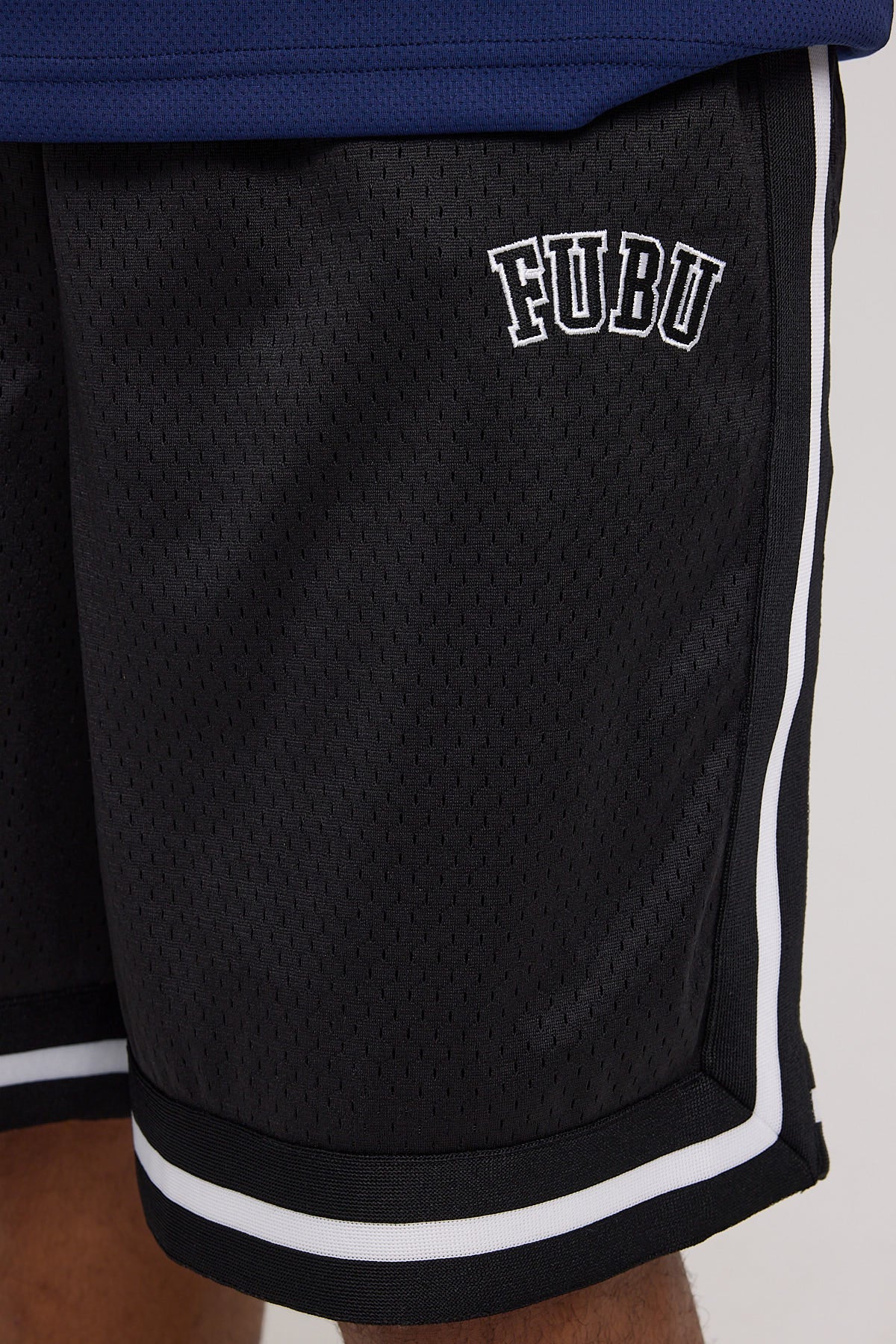 Fubu Corporate Mesh Shorts Black/White