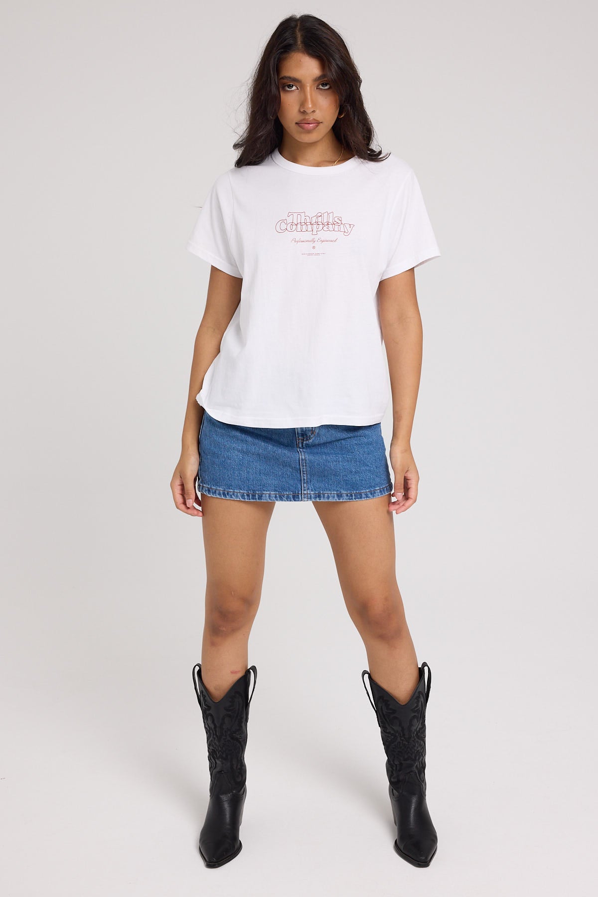 Thrills Experienced Relax Tee White
