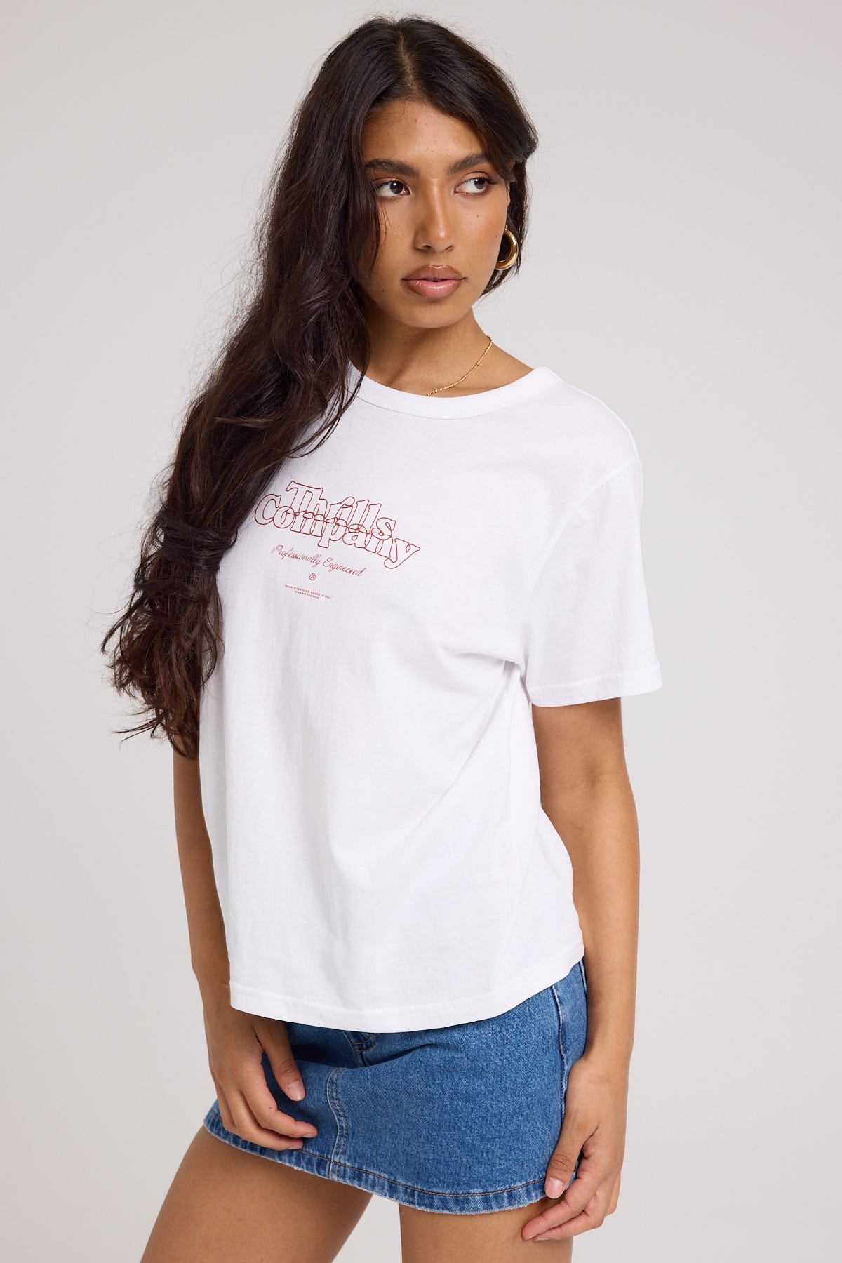 Thrills Experienced Relax Tee White