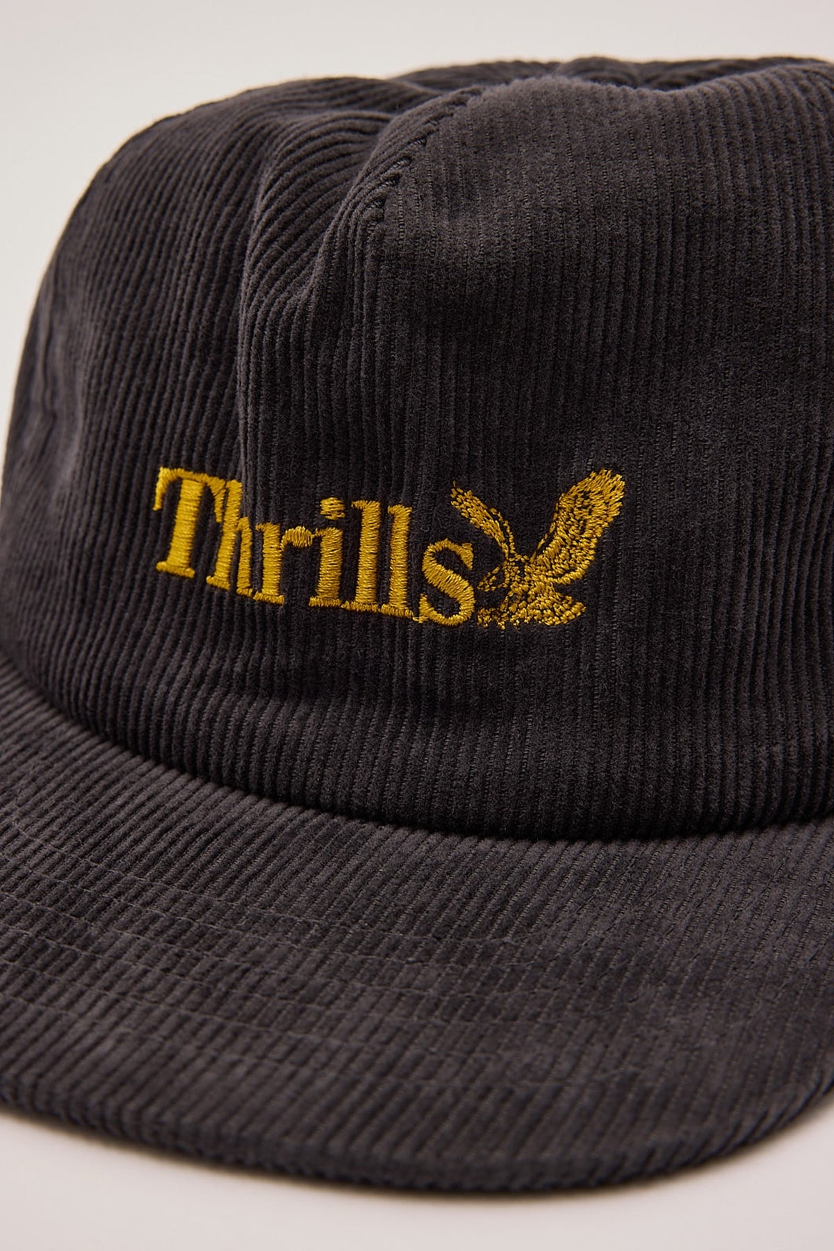 Thrills Thrills Workwear 5 Panel Cap Dark Charcoal