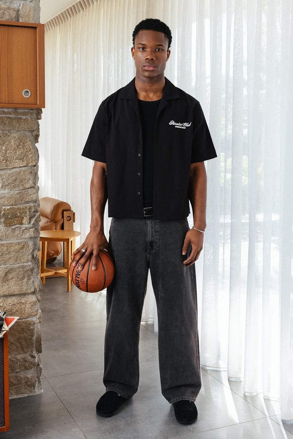 Abrand A6 Big Baggy Bazza Jean Washed Black