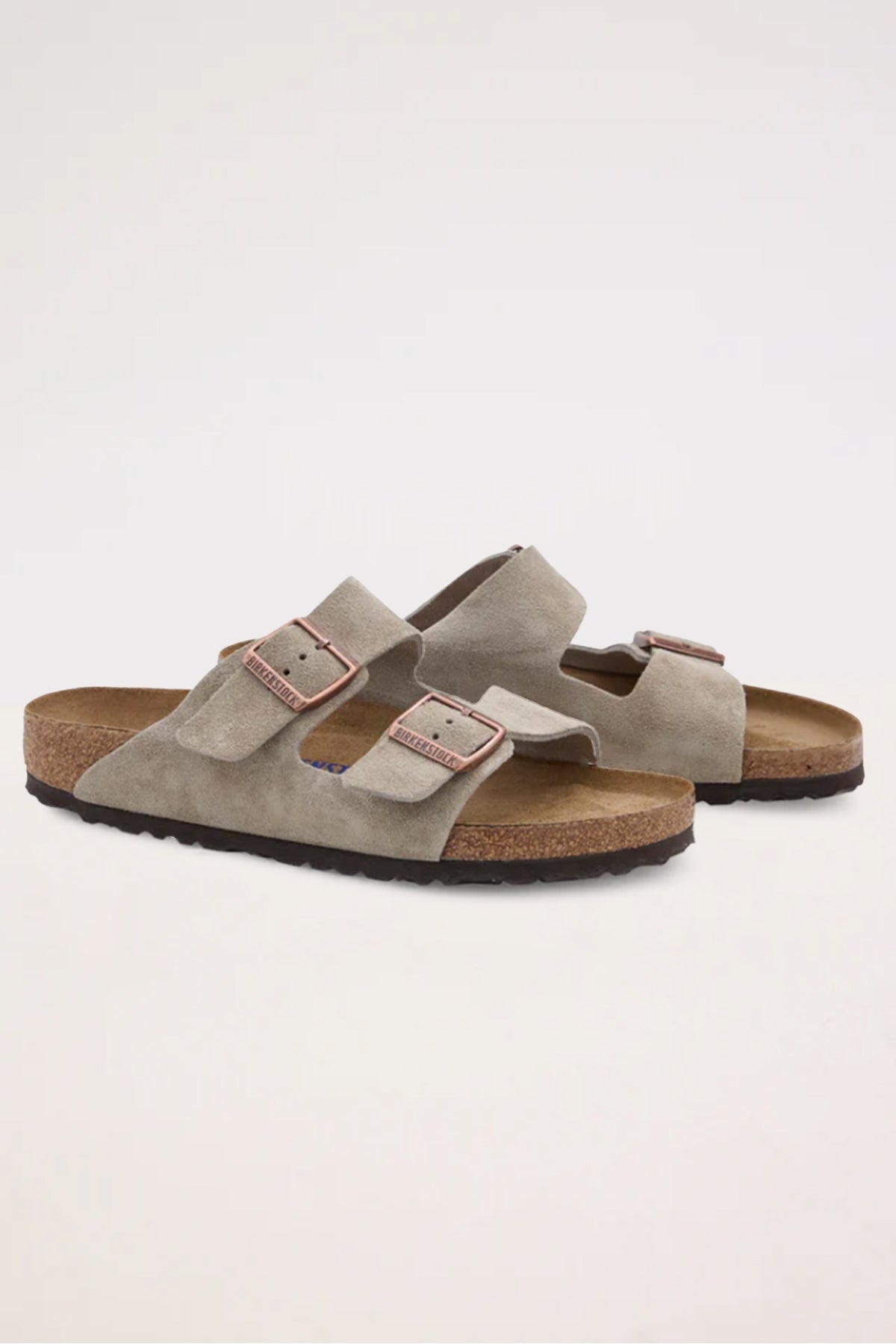 Birkenstock Arizona SFB Suede Leather Regular Taupe