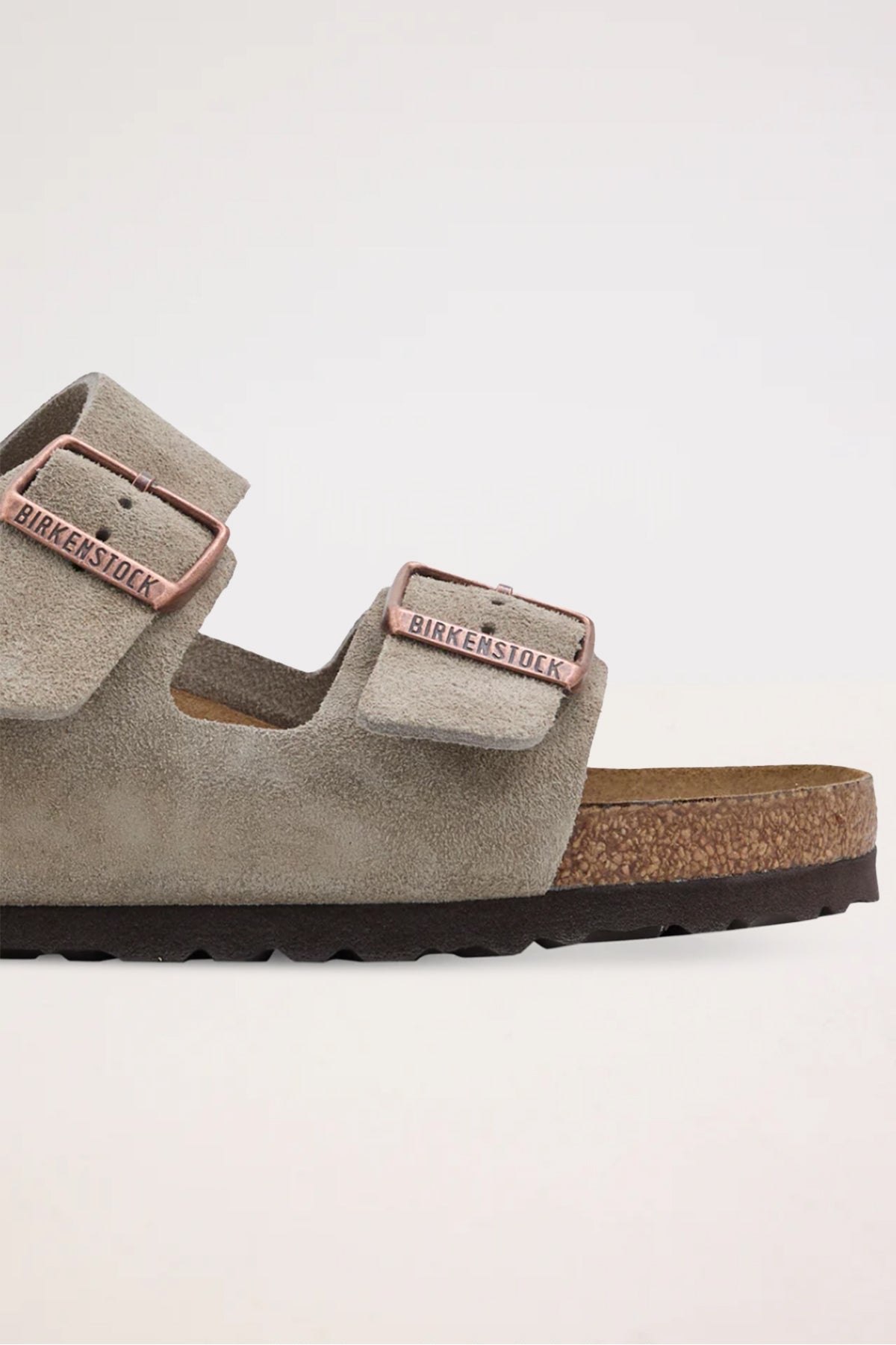 Birkenstock Arizona SFB Suede Leather Regular Taupe