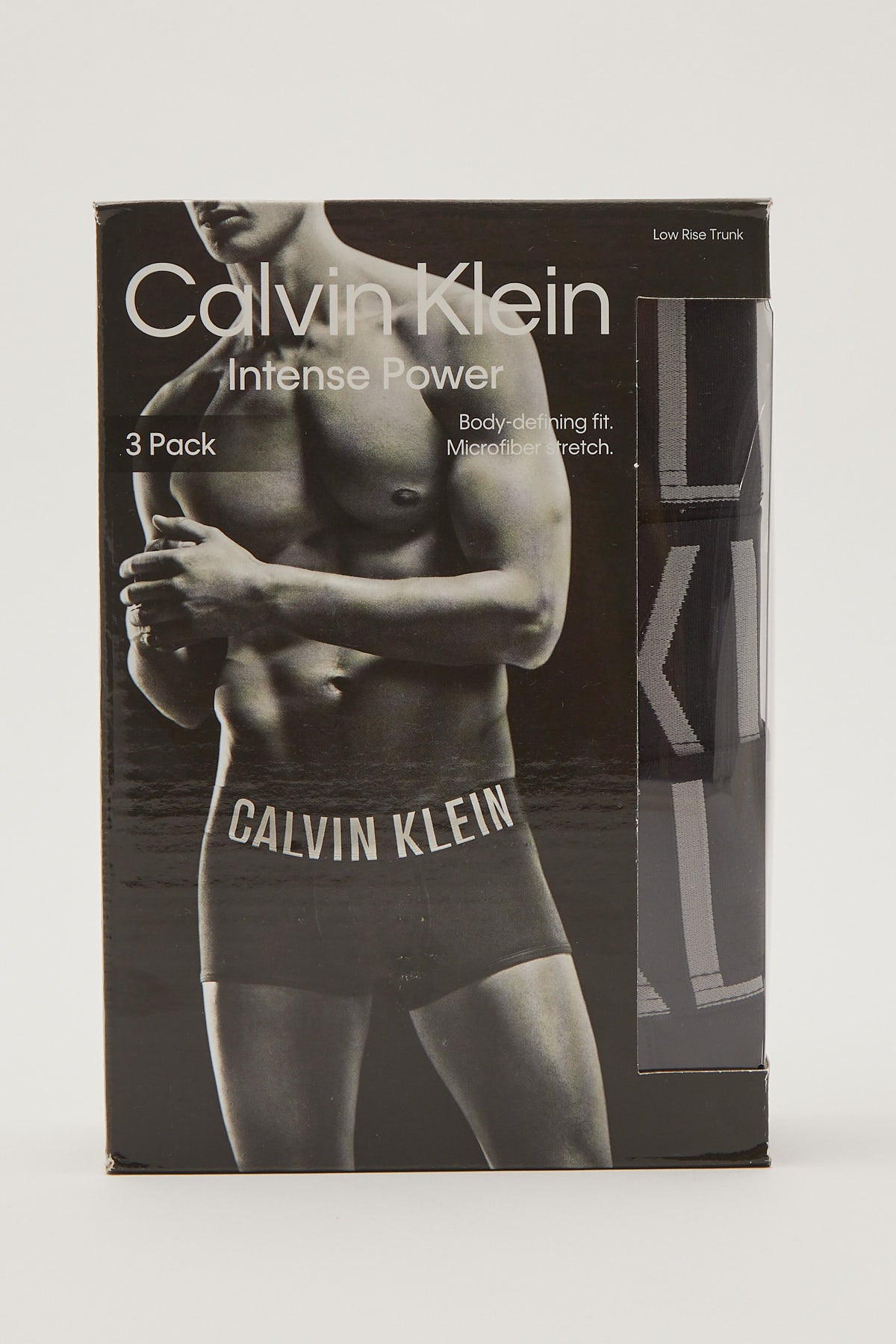 Calvin Klein Intense Power Micro Low Rise Trunk 3pk Black