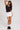 Calvin Klein Denim Micro Mini Skirt Coated White