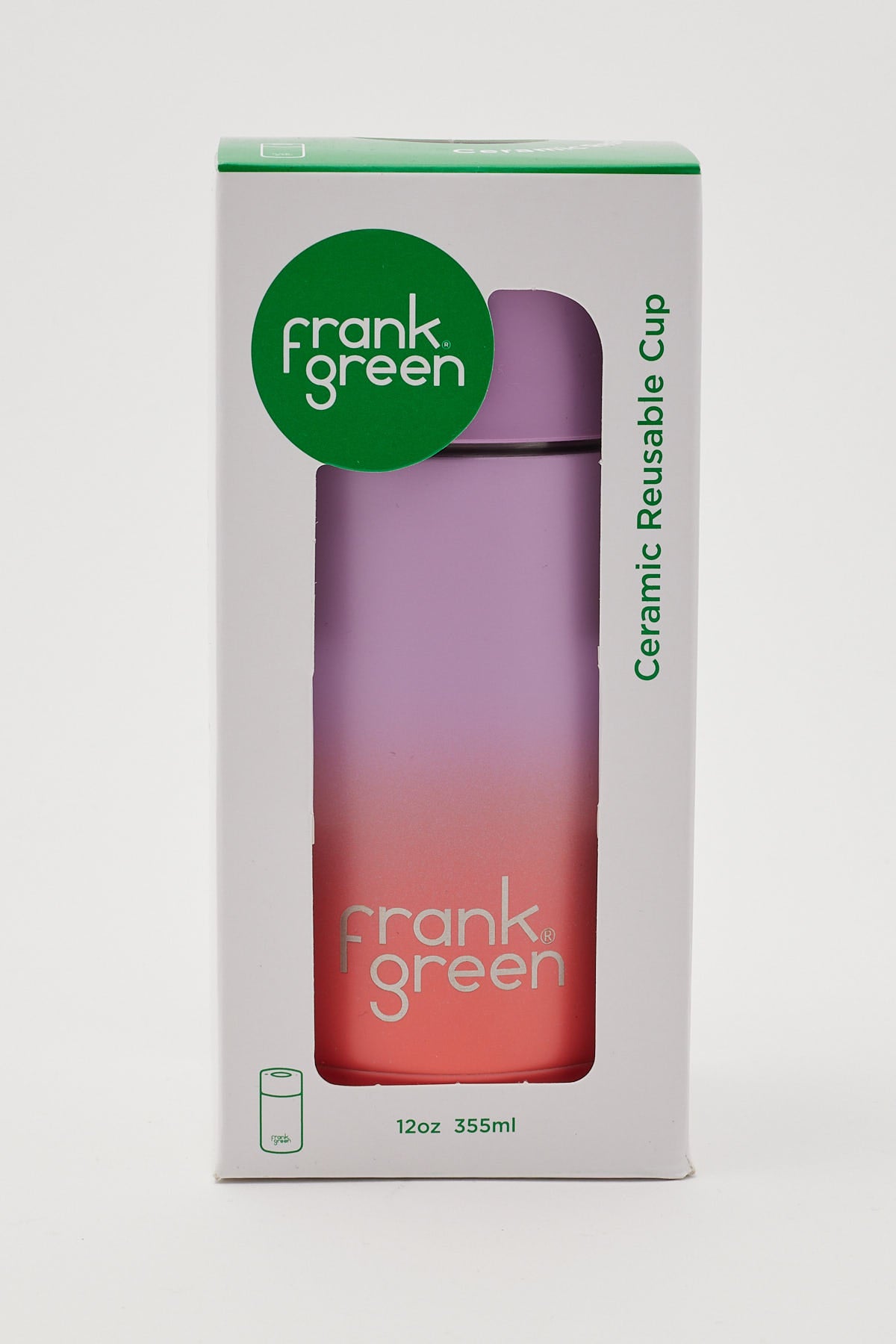 Frank Green 12oz Reusable Cup Lilac Haze/Living Coral