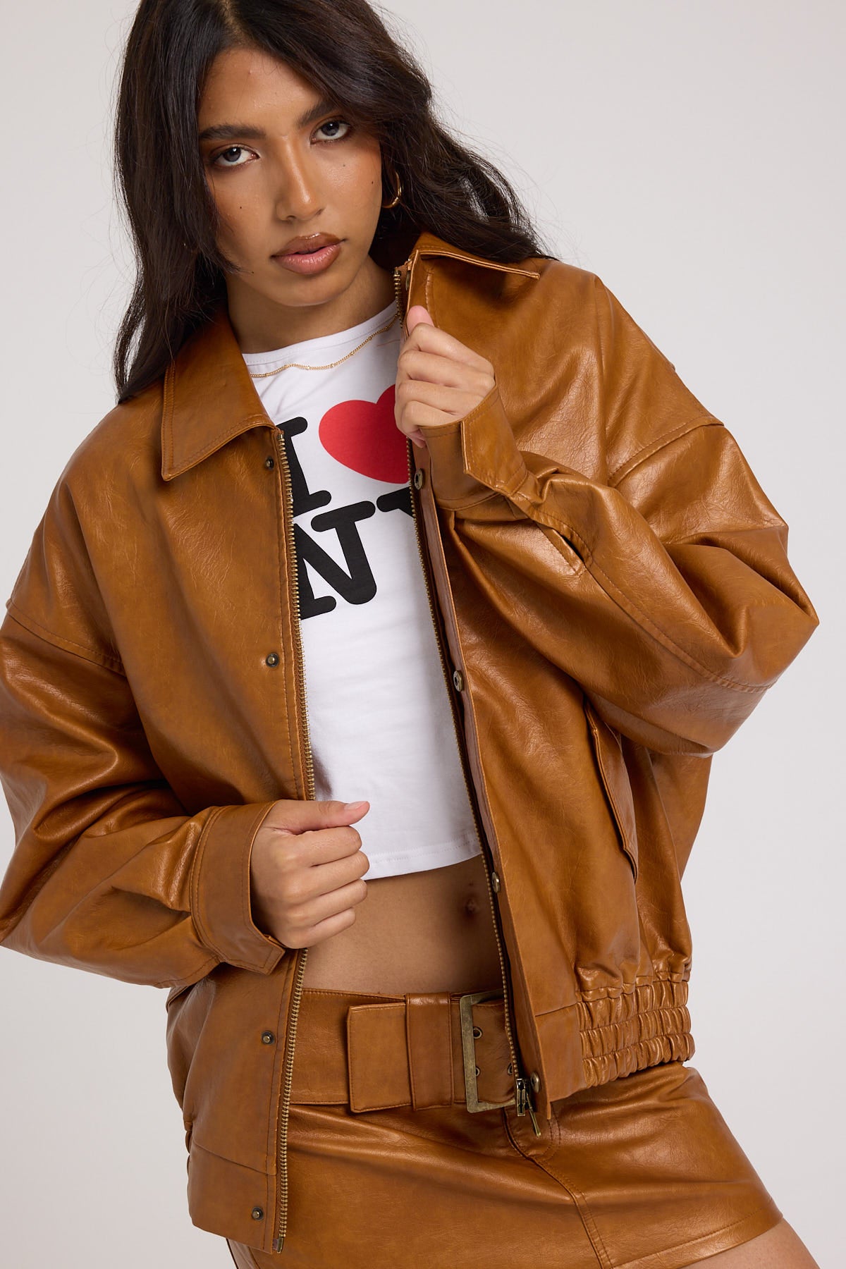 Lioness Kenny Bomber Tan
