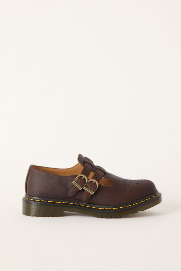 Dr Martens Womens 8065 Mary Jane Crazy Horse Brown