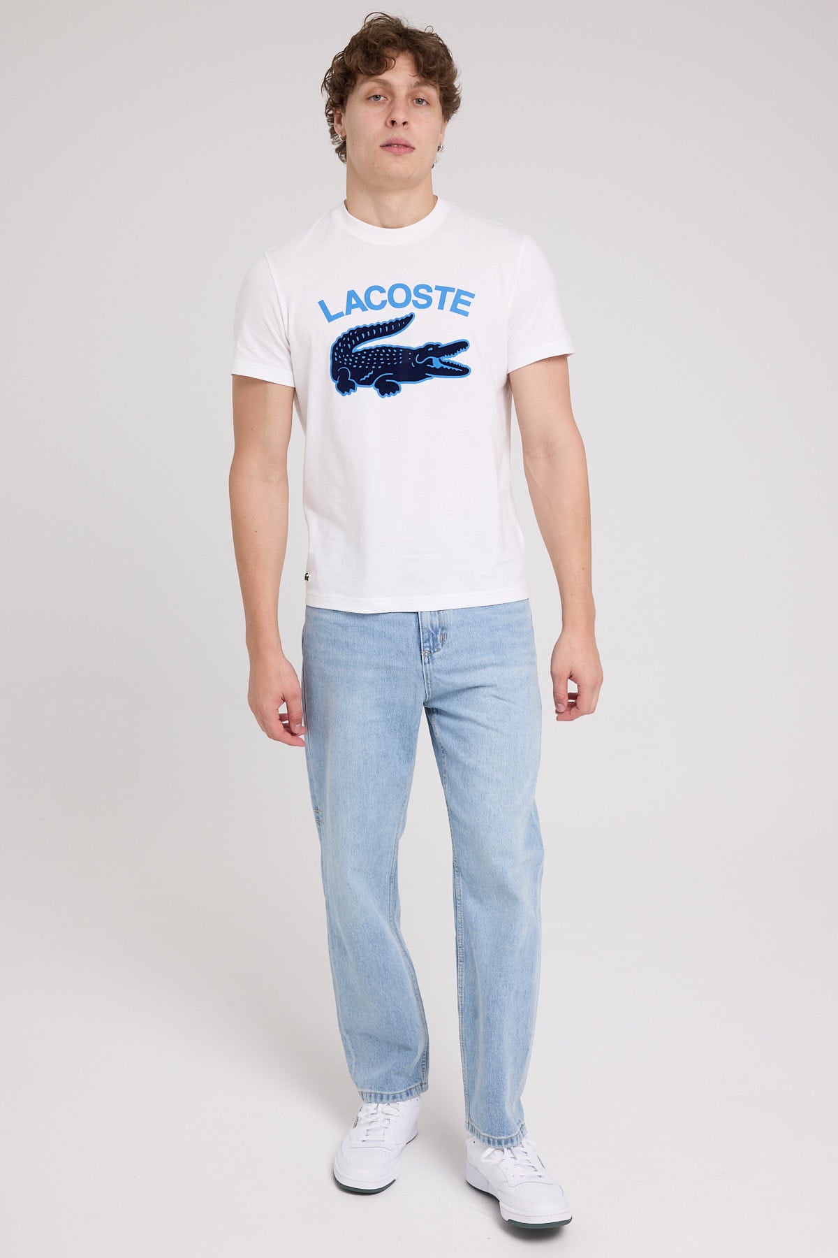 Lacoste Graphic Big Croc T-Shirt White