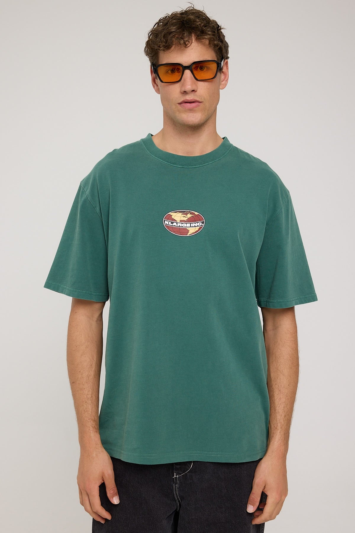 Xlarge World Centre Boxy SS Tee Pigment Forrest