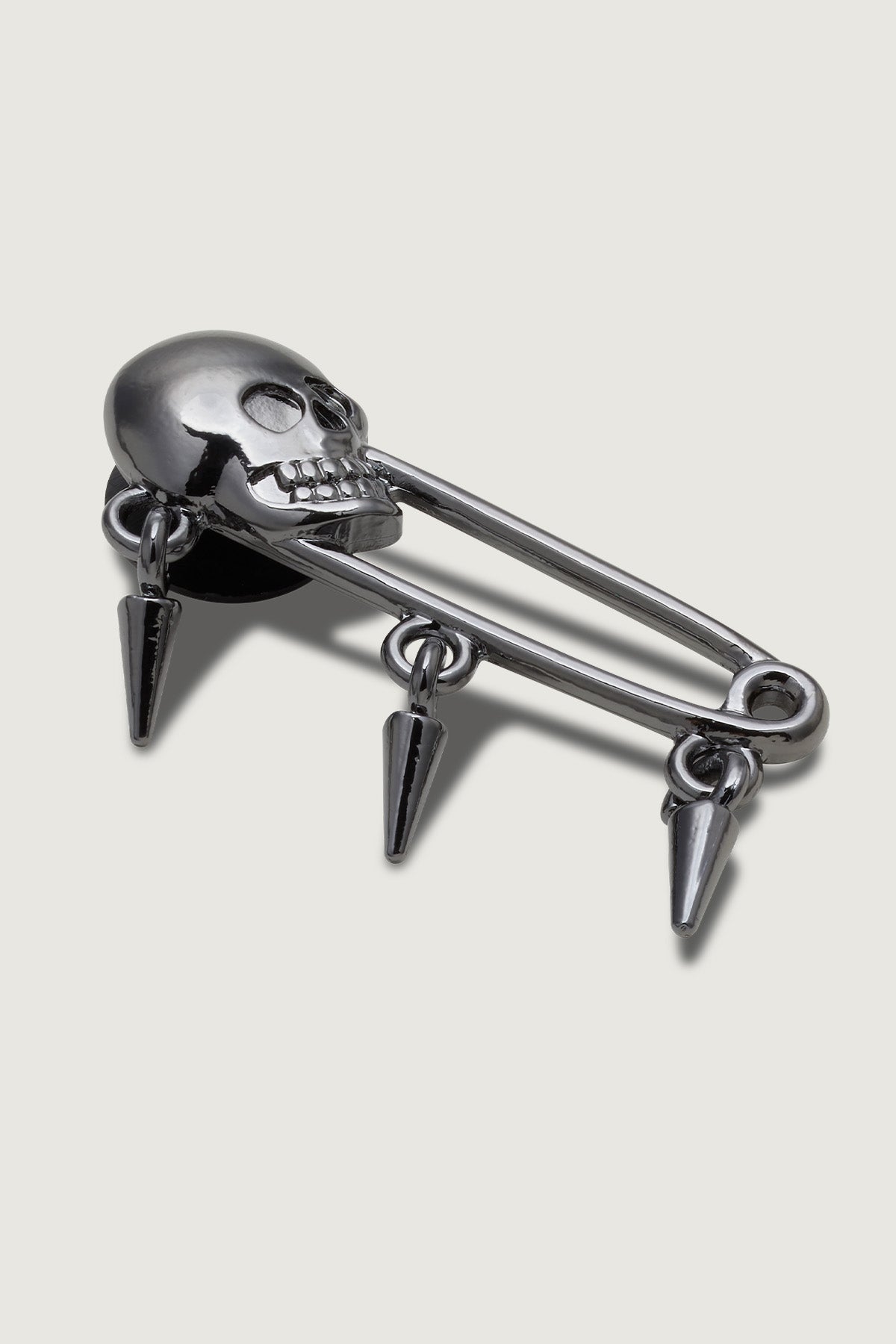 Crocs Skull Safety Pin Jibbitz Universal Store