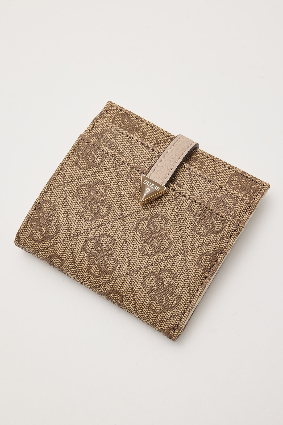 Guess Laurel Tab Card Case Latte Logo Latte Logo One Size GUESS