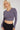 L&t Cropped Long Sleeve Basic Top Charcoal