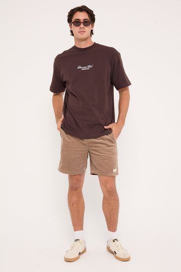 Common Need Salt Organic Cord Short Taupe