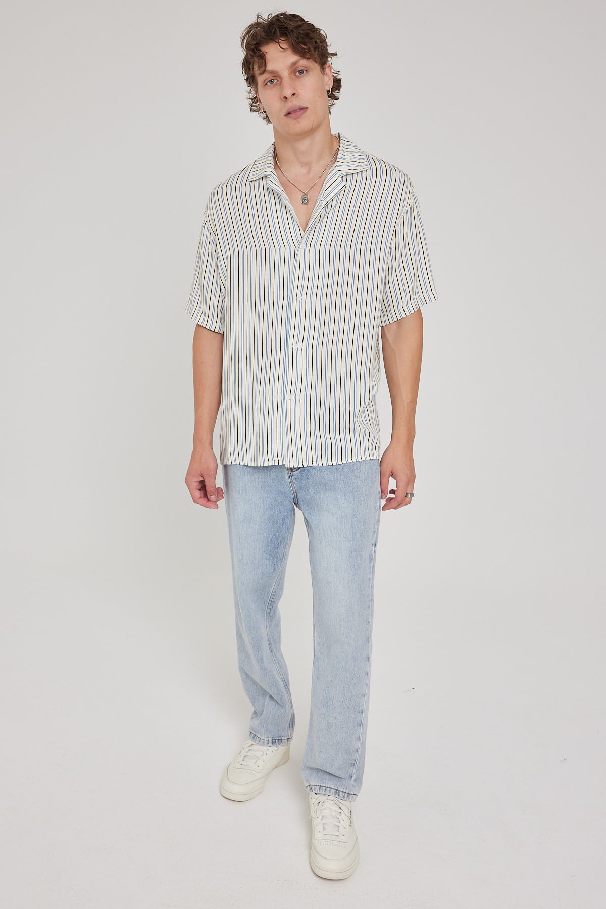 Common Need Fresh Stripe Shirt Ecru Strip – Universal Store
