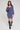 Perfect Stranger Santino Crochet Mini Dress Steel Blue