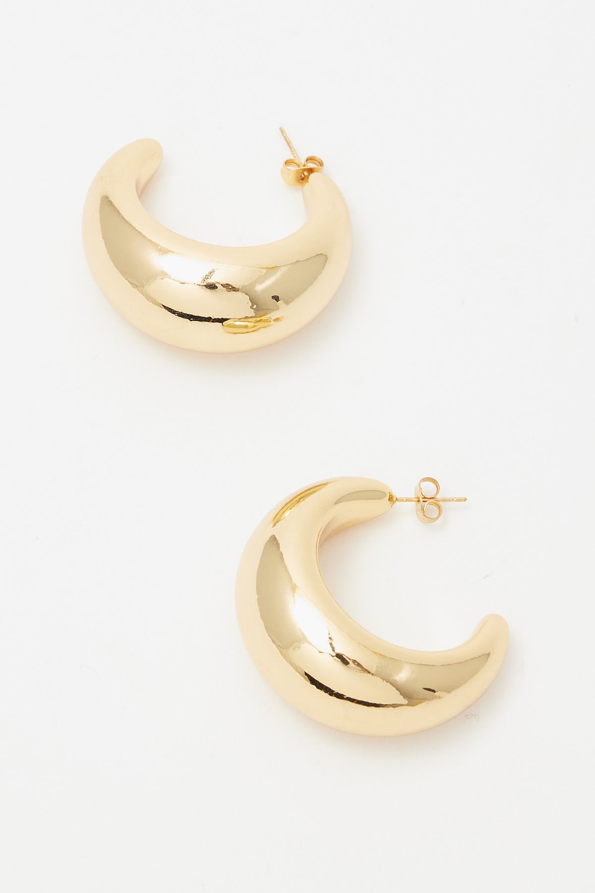 Perfect Stranger Gloria Gold Hoop Earrings 18K Gold Plated