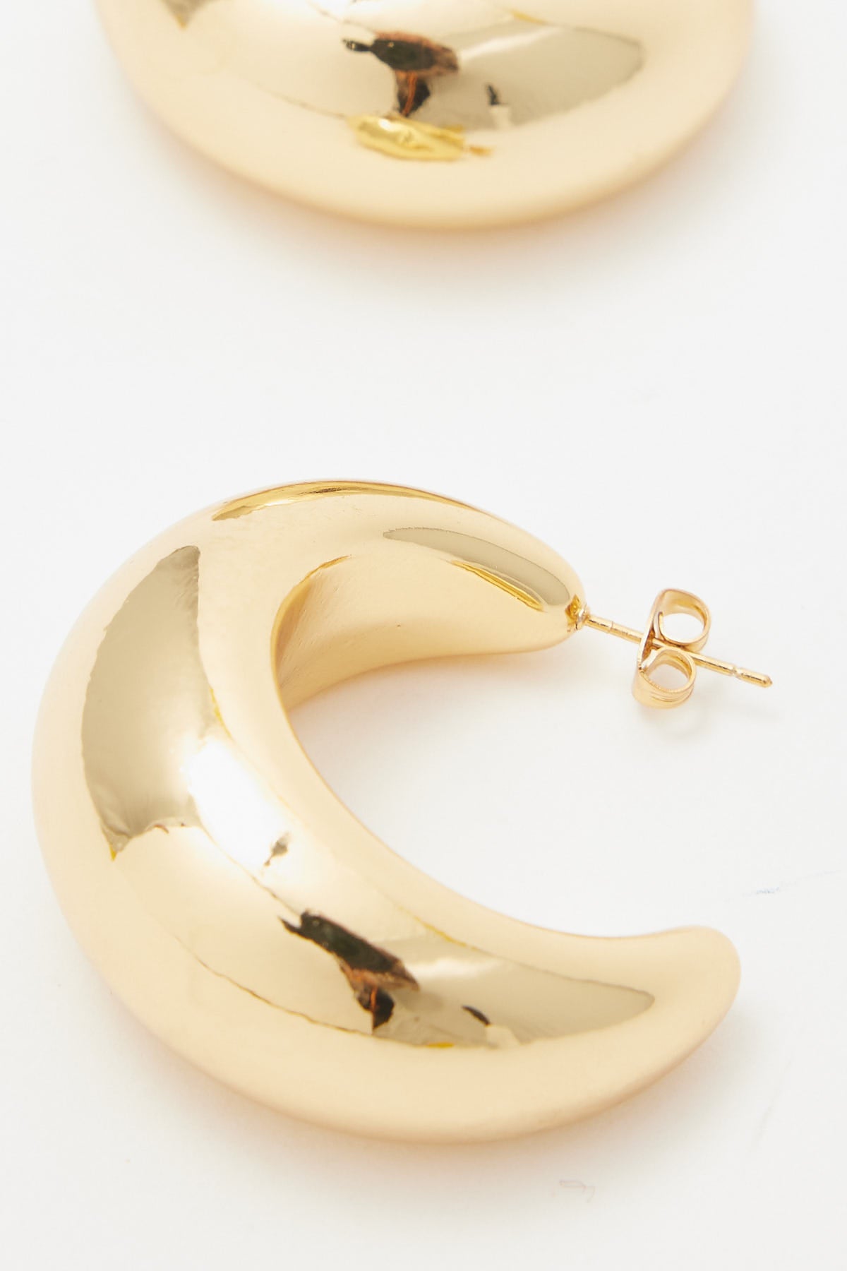 Perfect Stranger Gloria Gold Hoop Earrings 18K Gold Plated