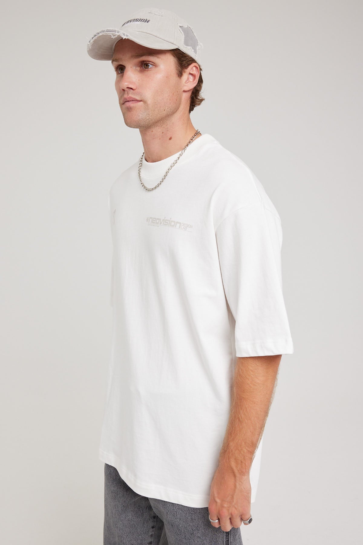 Neovision For The People Oversize Super Heavy Tee Off White – Universal ...